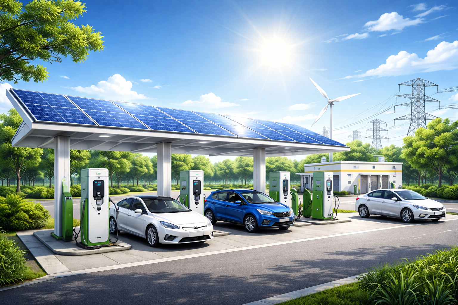 servotech ev charging station distribution
