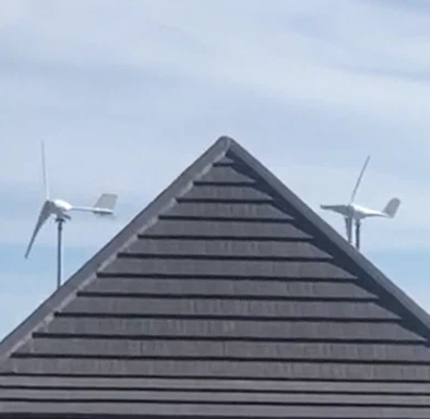 1kw horizontal wind turbine installed on south africa