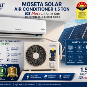 moseta solar air conditioner 1.5 ton – ds moto π all in one ac/dc inverter split ac