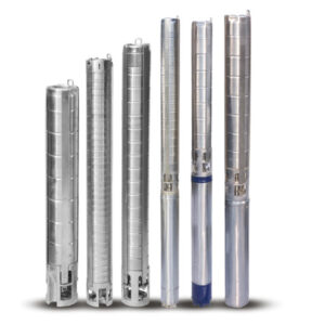 stainless steel v4 borwell submersible pumpsets (water filled) 100 mm