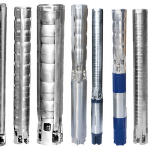 v6 stainless steel borewell submersible pump set (water filled)